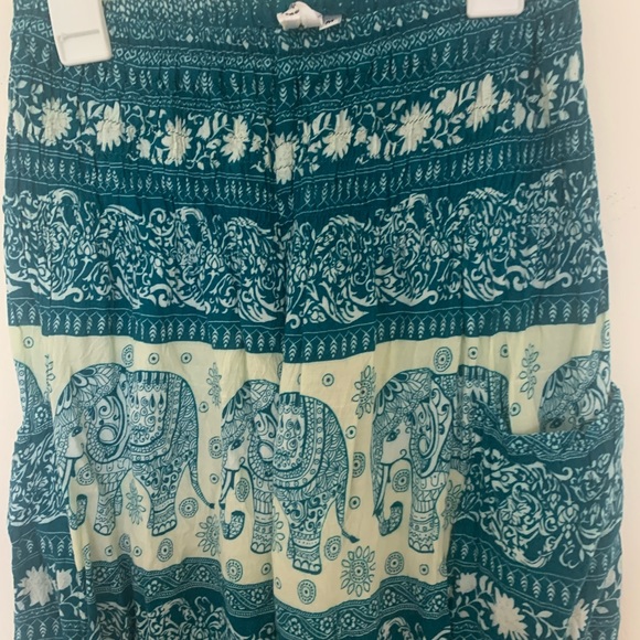 Blue Harem Elephant Pants - Picture 4 of 12